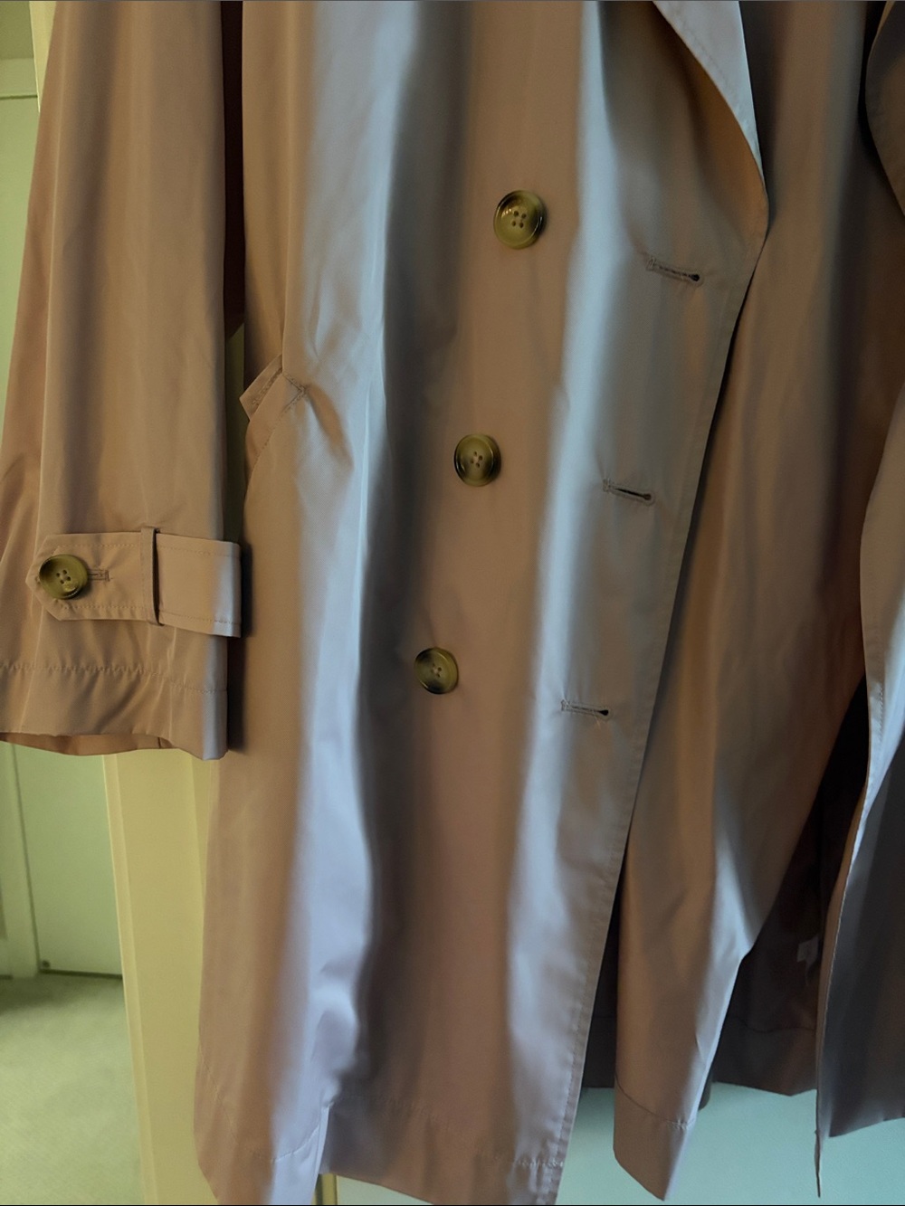 NWOT - Never Worn - Lane Bryant Blush Pink Womens Trench Coat - Picture 4 of 6